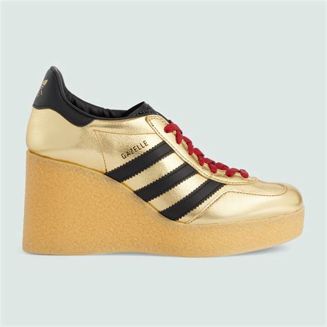 sneaker adidas gucci|Gucci Adidas platform sneakers.